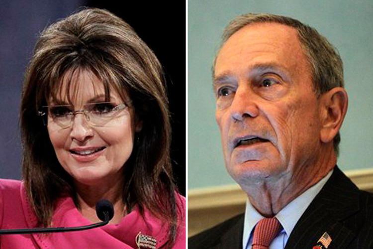 Sarah Palin and Mike Bloomberg