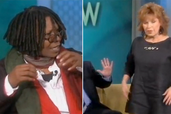 Whoopi Goldberg and Joy Behar