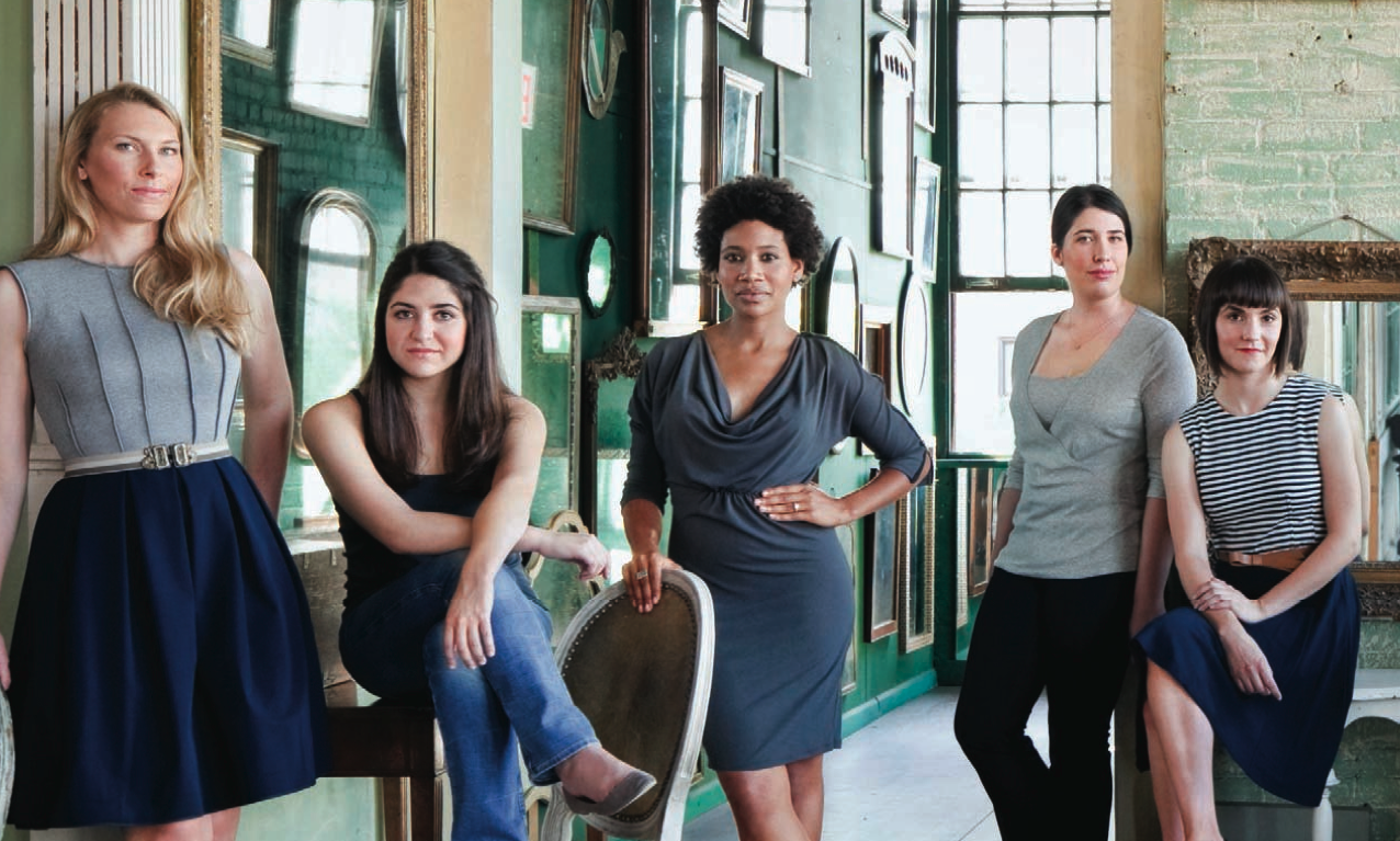 (L to R) Julie Zeilinger, Morgane Richardson, Jen McCreight, Tracy Clark-Flory