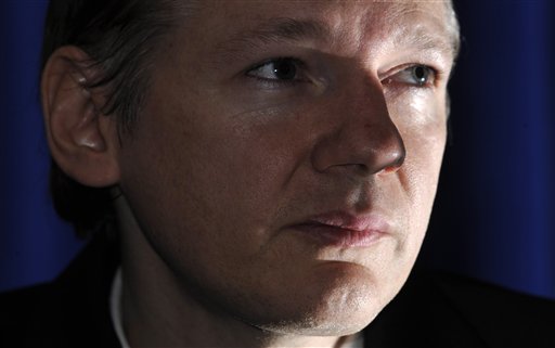 Founder of the WikiLeaks website, Julian Assange, speaks during a press conference in London, Saturday, Oct. 23, 2010. WikiLeaks revealed on Saturday previously secret files on the Iraq war, which in the biggest leak of secret information in U.S. history suggest that far more Iraqis died than previously acknowledged during the years of sectarian bloodletting and criminal violence unleashed by the 2003 U.S.-led invasion.(AP Photo/Lennart Preiss) (AP)