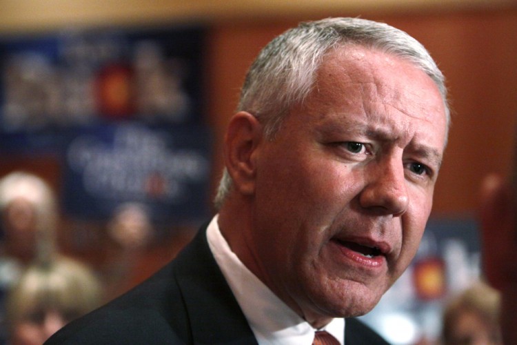 Republican U.S. Senate candidate Ken Buck greets supporters at an election night party in Loveland, Colorado while waiting for results in his race against Jane Norton in the Republican primary election August 10, 2010. Buck was endorsed by conservative Tea Party groups and portrays himself as a Washington outsider. (Rick Wilking / Reuters)
