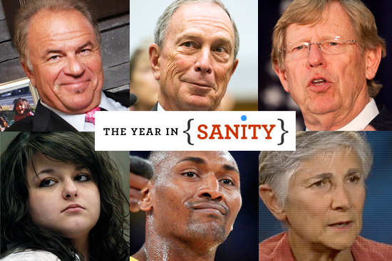 Clockwise, from top left: Grant Woods, Michael Bloomberg, Ted Olson, Diane Ravitch, Ron Artest, Constance McMillen