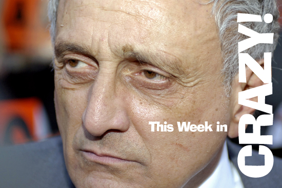 Carl Paladino, New York GOP Gubernatorial candidate, listens to a reporter's question at a campaign stop in Buffalo, N.Y. on Wednesday, Oct. 6, 2010.(AP Photo/Don Heupel) (Don Heupel)