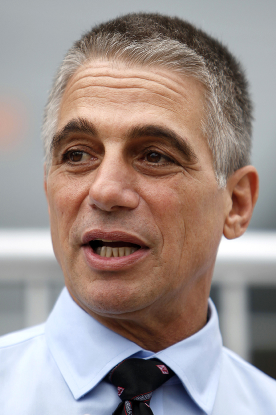 FILE - In this Sept. 18, 2009 file photo, actor Tony Danza makes remarks at a news conference to promote the Fallen Hero Tribute Concert in Philadelphia. When Danza began teaching English at a Philadelphia high school, no one really knew what to expect. Not even Danza. Certainly school officials were holding their breath after the district greenlighted "Teach," an A&E reality show premiering Friday, Oct. 1, 2010, that chronicles Danza's year at the head of a class. (AP Photo/Matt Rourke, File) (Matt Rourke)