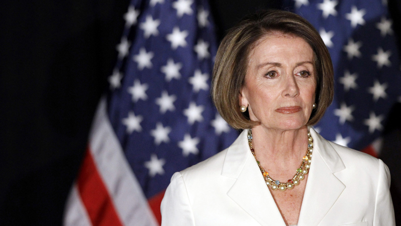 House Speaker Nancy Pelosi of Calif., waits to speak to supporters at an election night party in Washington, Tuesday, Nov. 2, 2010. (AP Photo/Alex Brandon) (Alex Brandon)