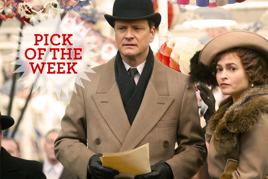 Colin Firth and Helena Bonham Carter in "The King's Speech"
