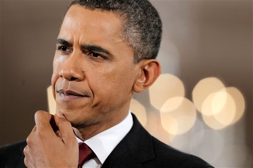 President Barack Obama listens to a question during a news conference in the East Room of the White House in Washington,  Wednesday, Nov. 3, 2010.  (AP Photo/Charles Dharapak) (AP)