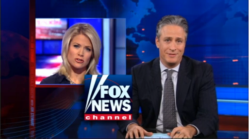 A still from Monday night's episode of "The Daily Show"