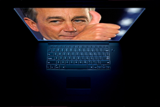 House Republican leader John Boehner of Ohio