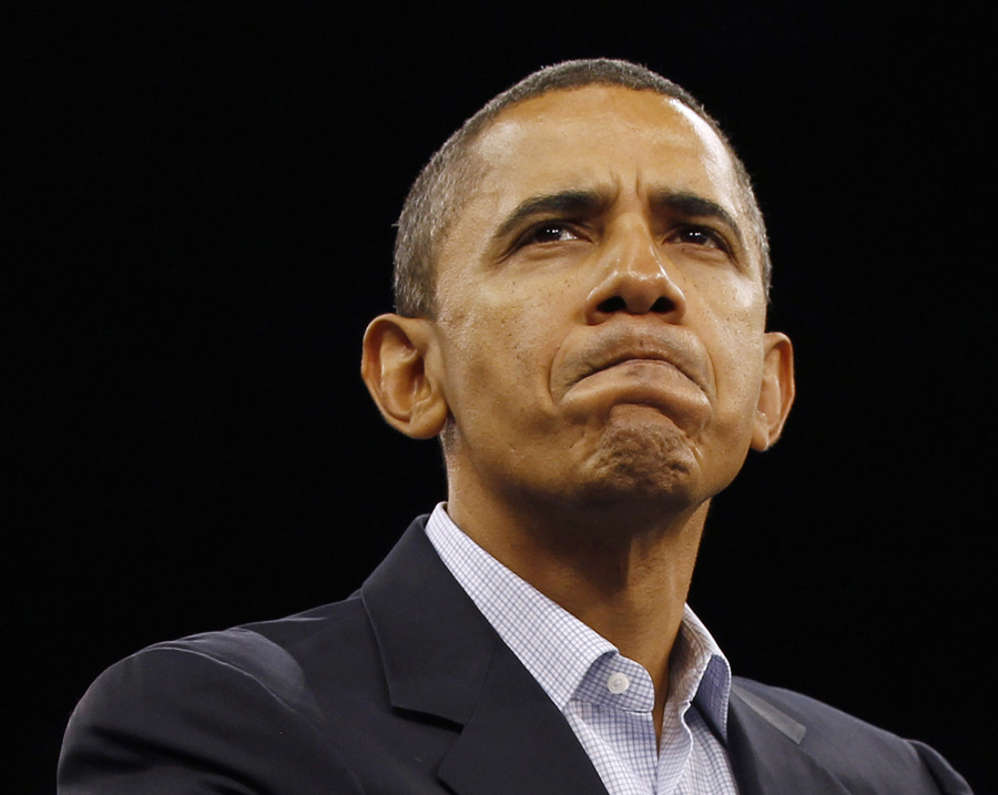 U.S. President Barack Obama attends a DNC Moving America Forward Rally at Cleveland State University in Ohio, October 31, 2010. REUTERS/Larry Downing   (UNITED STATES - Tags: POLITICS HEADSHOT ELECTIONS IMAGES OF THE DAY) (Â© Larry Downing / Reuters)