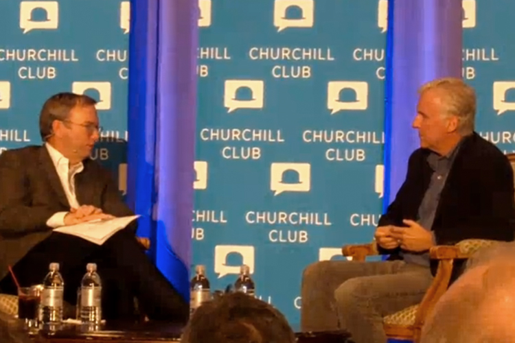 Eric Schmidt and James Cameron