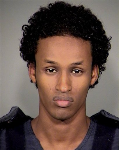 ** CORRECTS NAME OF COUNTY TO MULTNOMAH INSTEAD OF MAUTHNOMAH ** This image released Nov. 27, 2010 by the Multnomah County Sheriff's Office shows Mohamed Osman Mohamud, 19. Federal agents in a sting operation arrested the Somali-born teenager just as he tried blowing up a van full of what he believed were explosives at a crowded Christmas tree lighting ceremony, federal authorities said. The bomb was a fake supplied by the agents and the public was never in danger, authorities said. (AP Photo/Multnomah County Sheriff's Office) (AP)