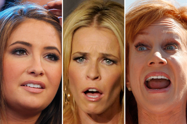 Bristol Palin, Chelsea Handler and Kathy Griffin