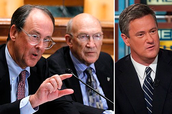 Erskine Bowles, Sen. Alan Simpson and Joe Scarborough