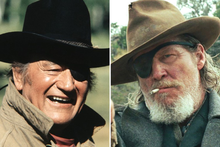 John Wayne and Jeff Bridges
