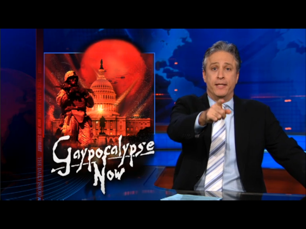 Jon Stewart on "The Daily Show"