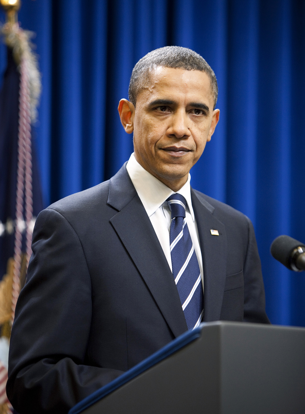 U.S. President Barack Obama makes a statement on tax cuts and unemployment insurance at the White House in Washington December 6, 2010. Obama said on Monday he had reached an agreement with Republicans on how to extend expiring tax cuts.    REUTERS/Joshua Roberts    (UNITED STATES - Tags: POLITICS BUSINESS) (Â© Joshua Roberts / Reuters)