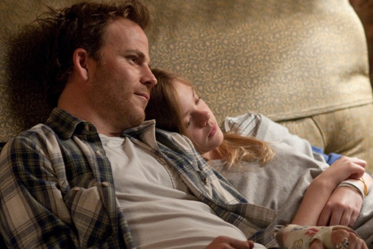 Stephen Dorff and Elle Fanning in "Somewhere"