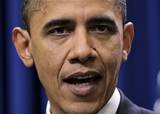 President Barack Obama makes a statement to reporters after his meeting with Democratic congressional leaders on a year-end bipartisan agreement to extend expiring tax cuts, at the Eisenhower Executive Office Building, part of the White House complex, in Washington, Monday, Dec. 6 2010  (AP Photo/J. Scott Applewhite) (AP)
