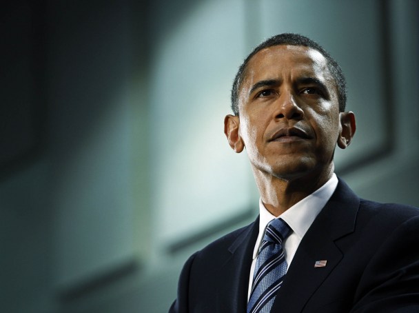 President Barack Obama signs the American Recovery and Reinvestment Act, Tuesday, Feb. 17, 2009, at the Denver Museum of Nature and Science in Denver. (AP Photo/Gerald Herbert) (AP)