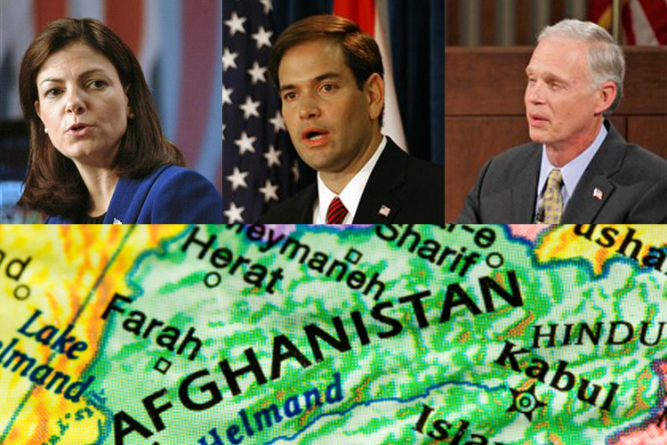 Kelly Ayotte, Marco Rubio and Ron Johnson