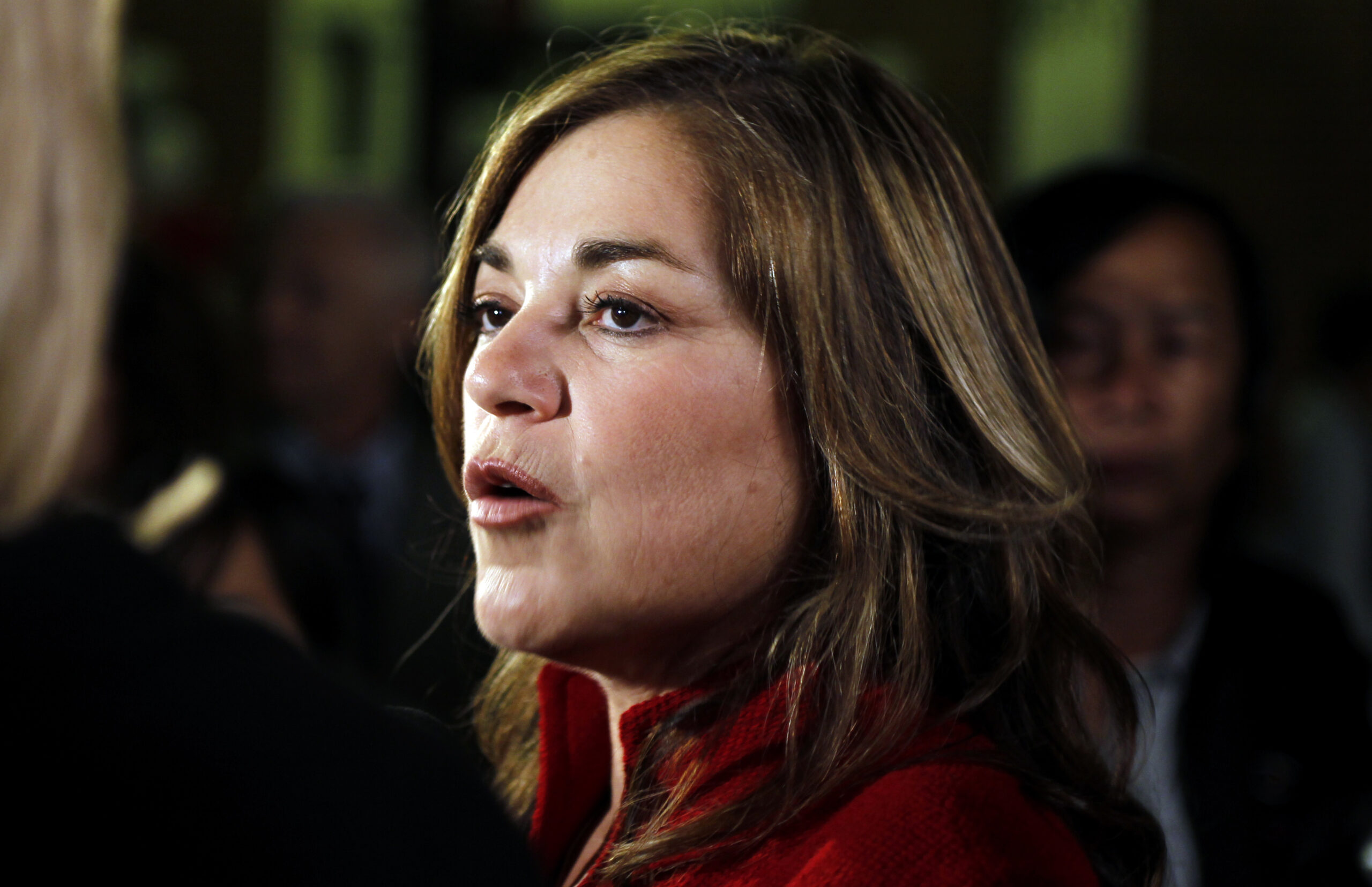 Rep. Loretta Sanchez, D-Calif., an incumbent running for the 47th district, at the Sanchez Democratic election night party in Santa Ana, Calif., Nov. 2, 2010. (AP Photo/Alex Gallardo) (Alex Gallardo)