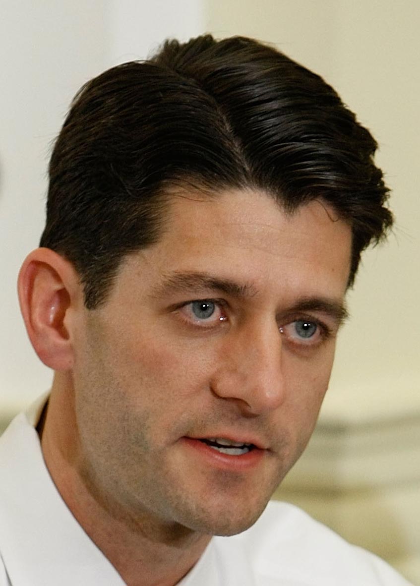 WASHINGTON - APRIL 27:  House Budget Committee ranking member Rep. Paul Ryan (R-WI) (R) delivers an opening statement during a conference committee meeting in the U.S. Captiol April 27, 2009 in Washington, DC. House and Senate lawmakers have already struck a tentative deal on the FY2010 budget resolution and they hope to file a conference report after today's meeting.  (Photo by Chip Somodevilla/Getty Images) *** Local Caption *** Paul Ryan (Chip Somodevilla)