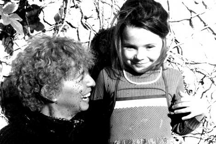 The author with her godmother, circa 1983.