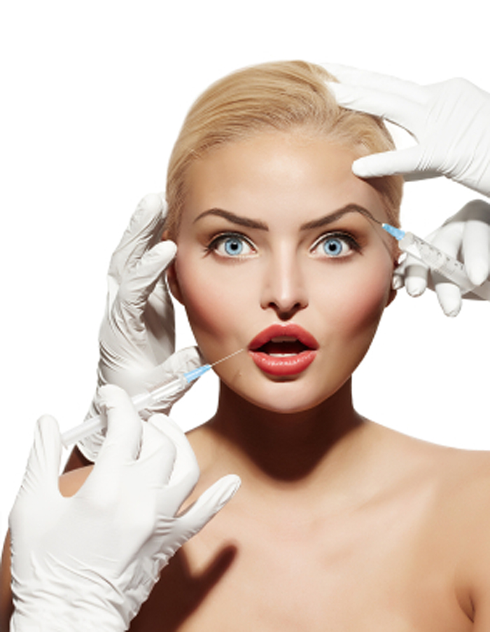 Young woman getting injectables. (Katja De Bruijn-govorushchenko)
