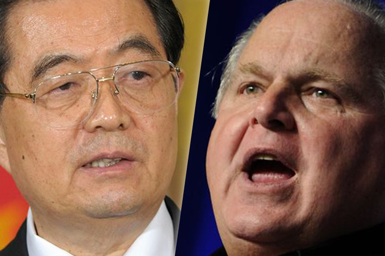Hu Jintao and Rush Limbaugh
