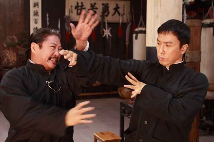 Sammo Hung and Donnie Yen in "Ip Man 2"