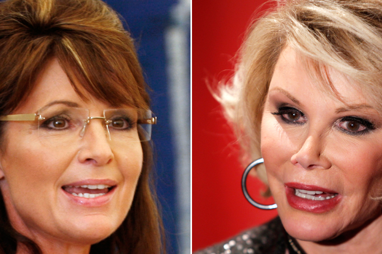 Sarah Palin and Joan Rivers