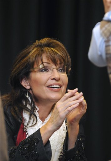 FILE - In this Dec. 3, 2010 file photo, former Alaska Gov. Sarah Palin talks during a book signing in Columbia, S.C.  This month's early under-the-radar campaigning by potential Republican challengers to President Barack Obama is a reminder of something too easily forgotten: Running for president is harder than it looks, and Obama ultimately will stand against a flesh-and-blood nominee certain to make mistakes along the way. (AP Photo/Virginia Postic, File) (AP)