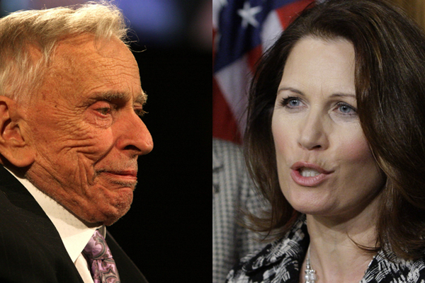 Gore Vidal and Rep. Michele Bachmann, R-Minn