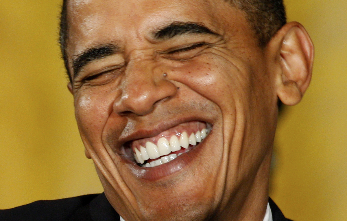 U.S. President Barack Obama smiles after making remarks on regulatory reform in the East Room at the White House in Washington October 9, 2009. Earlier in the day, Obama was awarded the 2009 Nobel Peace Prize. REUTERS/Jim Young    (UNITED STATES POLITICS HEADSHOT) (Â© Jim Young / Reuters)