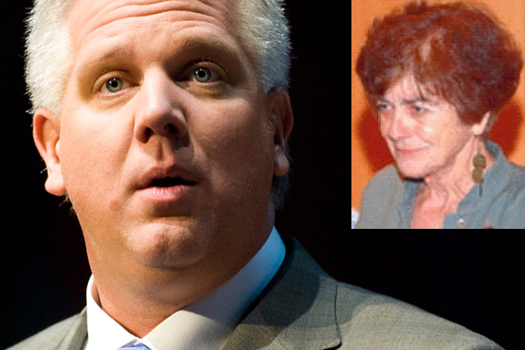 Glenn Beck and Frances Fox Piven (inset)