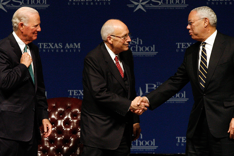 James Baker, Dick Cheney and Colin Powell