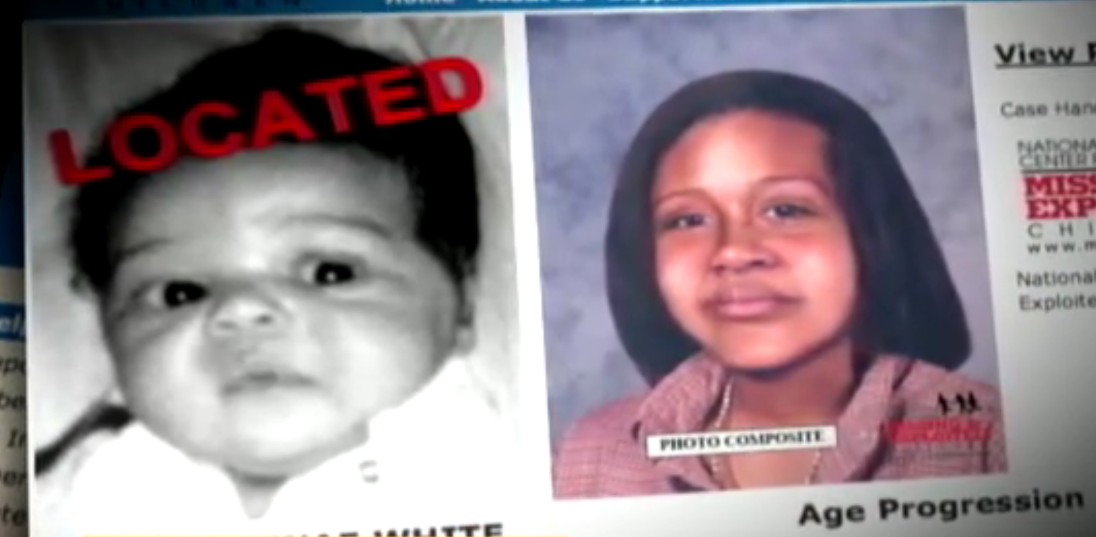 Carlina White was kidnapped when she was only 19 days old.