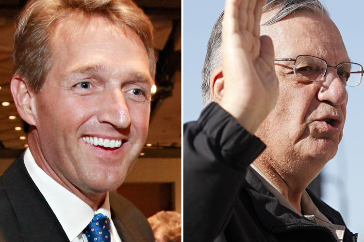Jeff Flake and Joe Arpaio