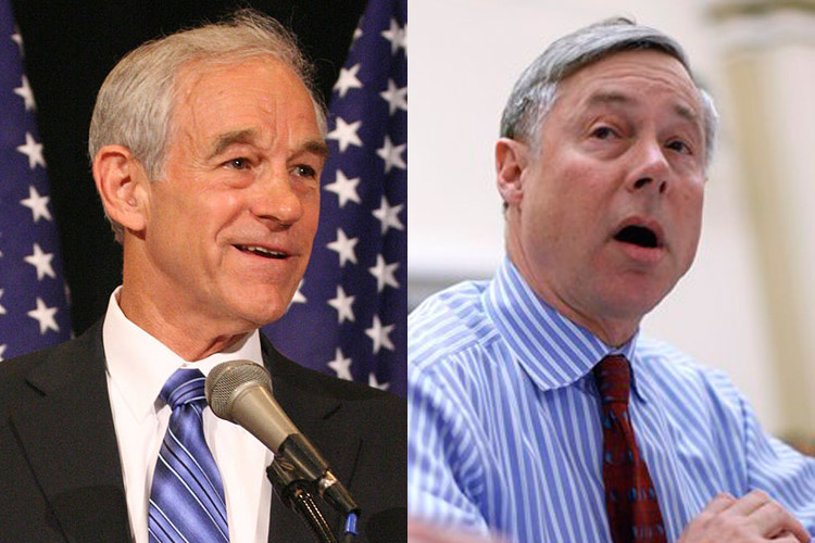 Ron Paul, Chair of House Monetary Policy committee and Fred Upton, Chair of House Energy and Commerce committee