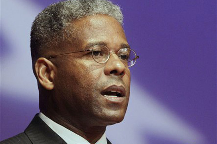 Florida Republican congressional candidate Allen West speaks during a debate at Lynn University in Boca Raton, Fla., Tuesday, Oct. 12, 2010. (AP Photo/Alan Diaz) (Alan Diaz)