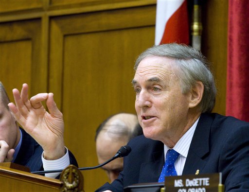 House Oversight and Investigations subcommittee Chairman Rep. Cliff Stearns, R-Fla. presides over the subcommittee's hearing on Capitol Hill in Washington Wednesday, Jan. 26, 2011, where Cass Sunstein, Administrator of the Office of Information and Regulatory Affairs testified.  (AP Photo/Harry Hamburg) (AP)