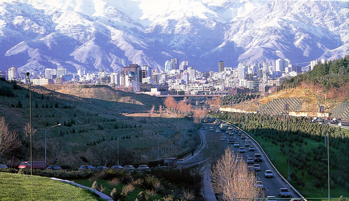 A depiction of the road to Tehran