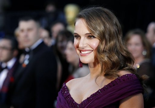 Actress Natalie Portman arrives before the 83rd Academy Awards on Sunday, Feb. 27, 2011, in the Hollywood section of Los Angeles. (AP Photo/Matt Sayles) (AP)