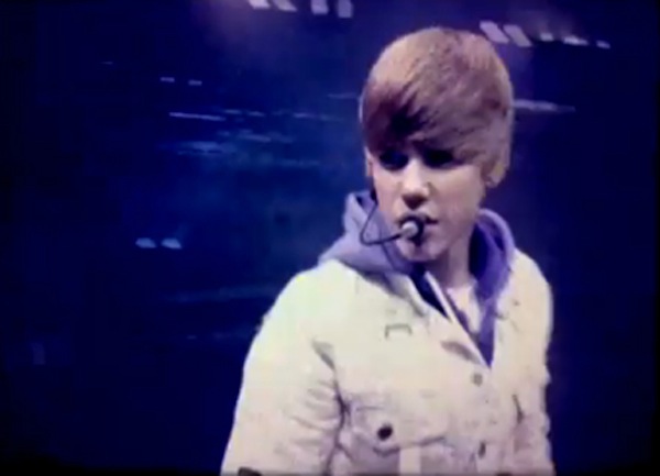 Justin Bieber caught in the act of being fully clothed.