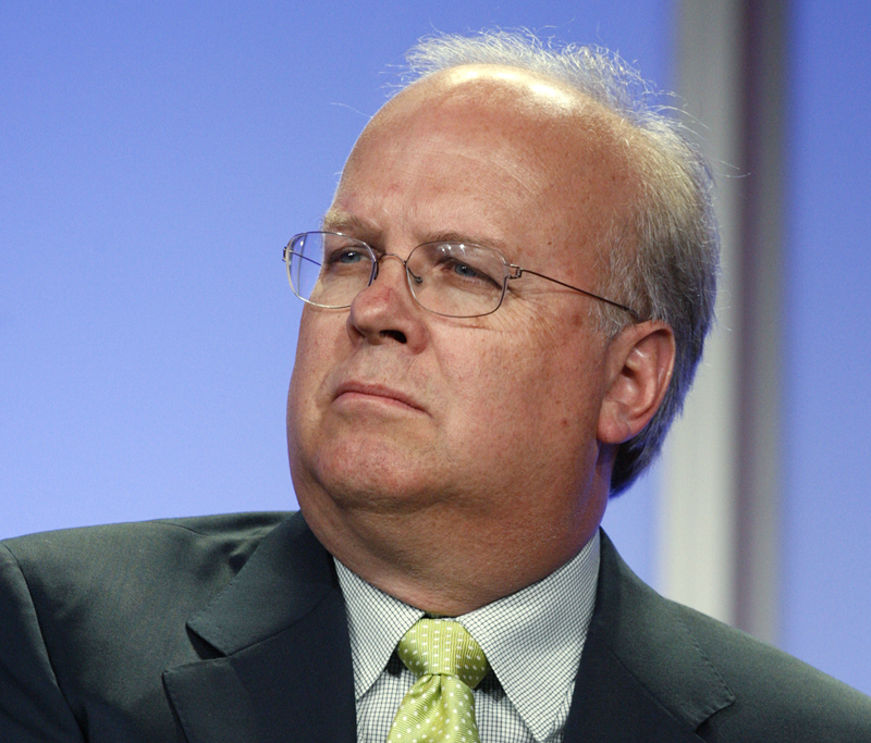 Karl Rove, contributor for Fox News takes part in a panel discussion at the Fox TV network summer press tour in Beverly Hills, California July 14, 2008. Rove was previously U.S. President George W. Bush's closest aide.   REUTERS/Fred Prouser  (UNITED STATES) (Â© Fred Prouser / Reuters)