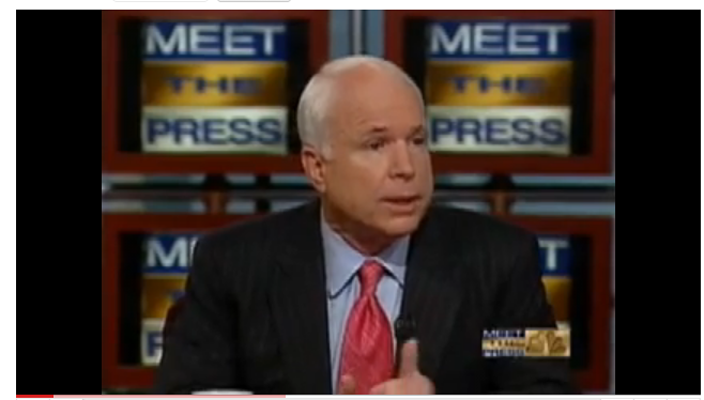John McCain on Meet the Press