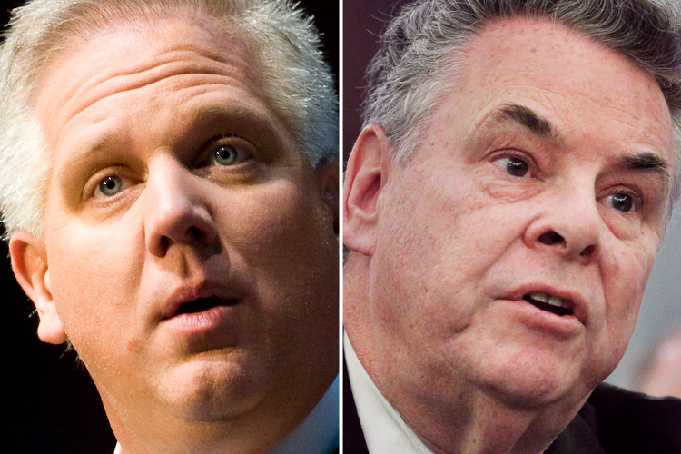 Glenn Beck and Peter King