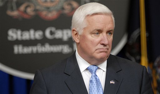 Republican Gov. Tom Corbett (AP/Bradley C Bower)