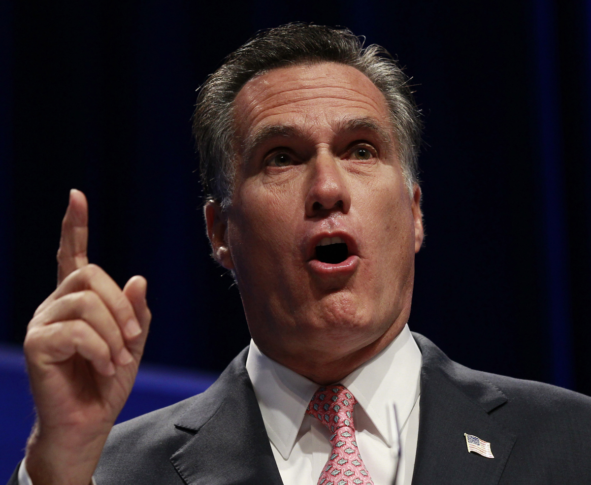Mitt Romney speaks at the Conservative Political Action Conference (CPAC) in Washington, Friday, Feb. 11, 2011.(AP Photo/Alex Brandon) (Alex Brandon)